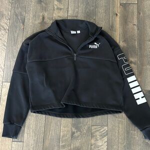 Puma Black Fleece Pullover